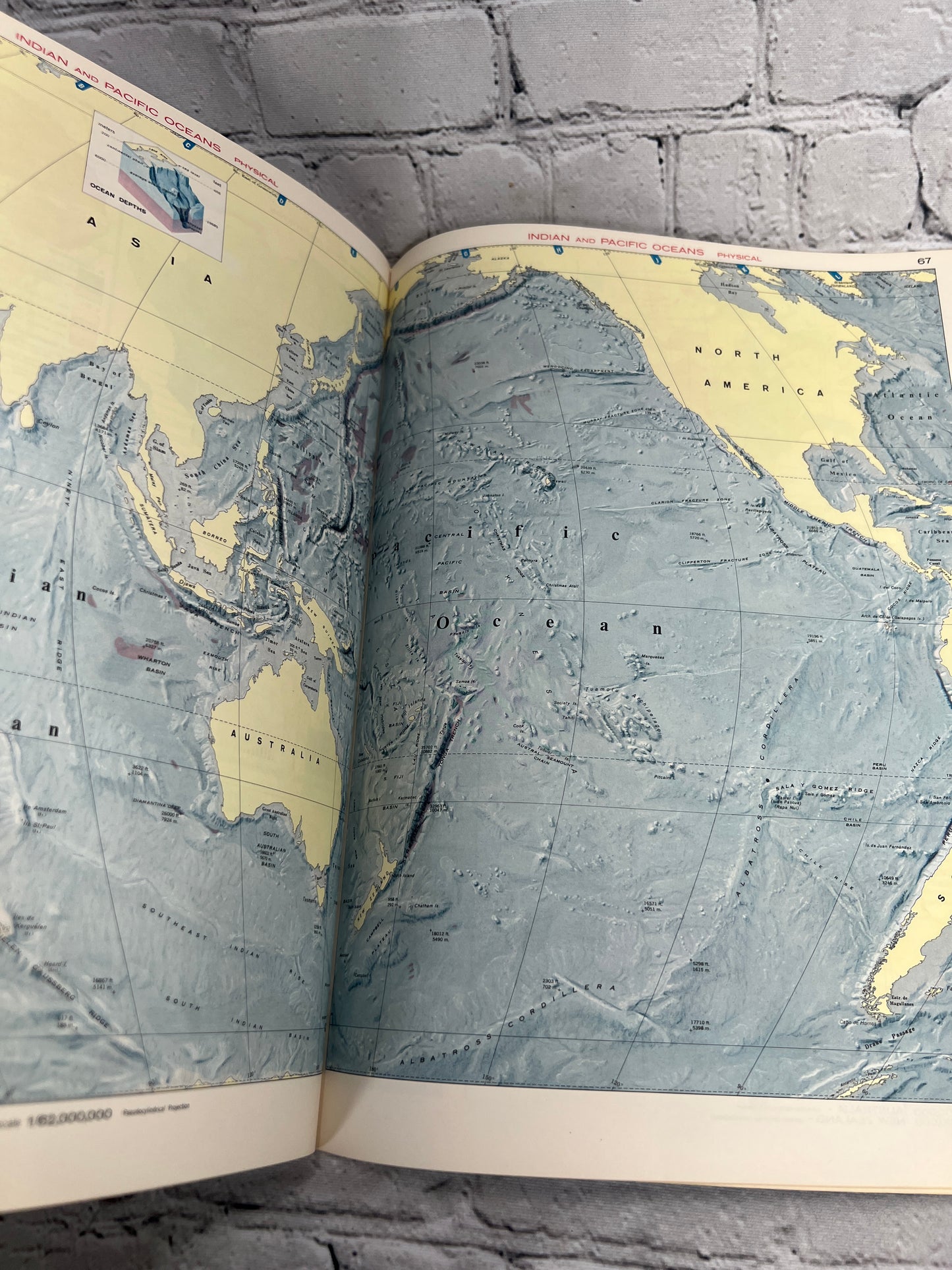 Map Man's Domain:  A Thematic Atlas of the World [General Drafting Co. · 1968]