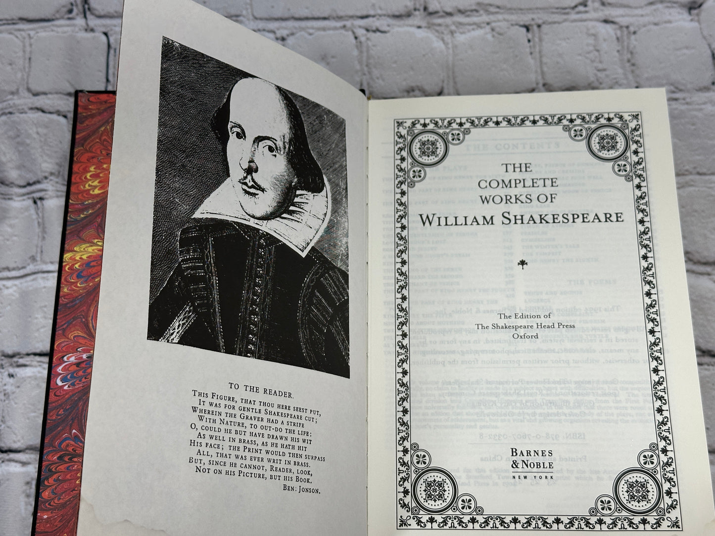 The Complete Works of William Shakespeare  [Barnes and Noble · 1994]