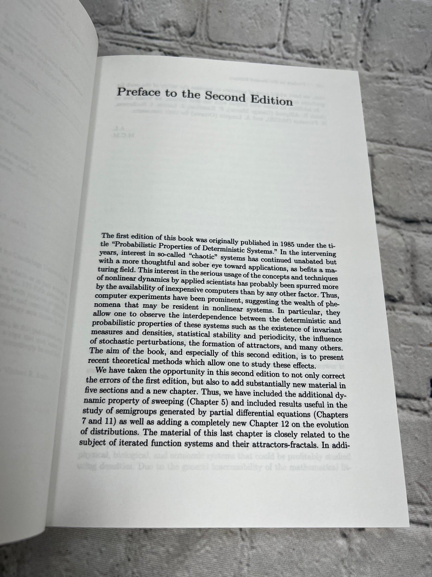 Chaos, Fractals, and Noise By Andrzej Lasota Michael Mackey [2nd Edition · 1994]