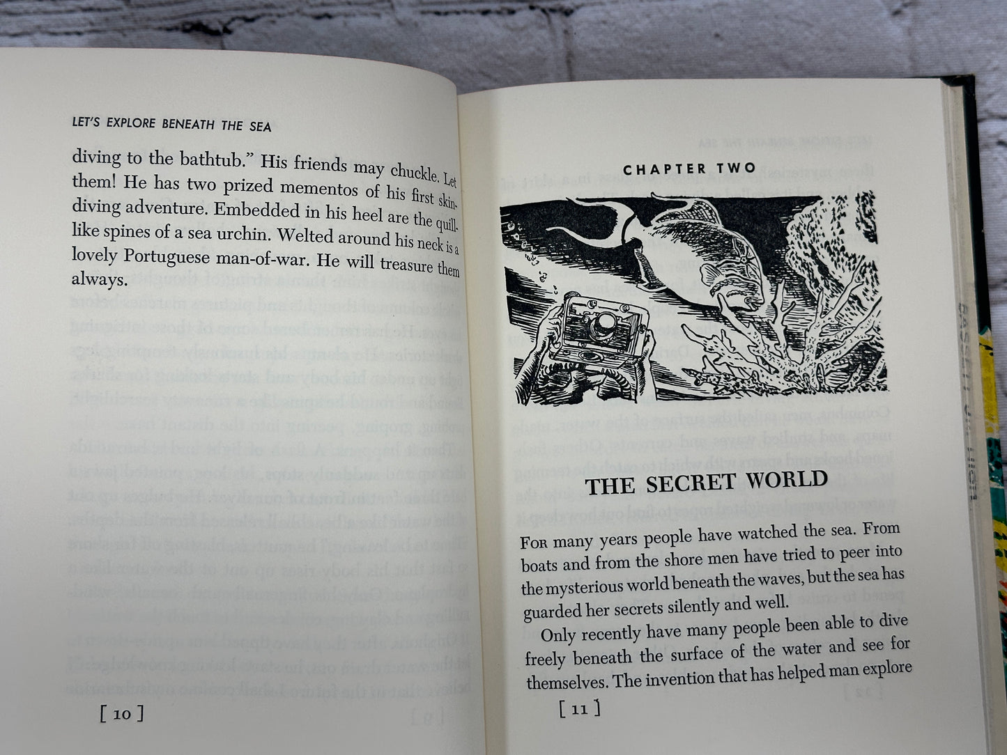 Let's Explore Beneath the Sea By William Knowlton [1st Edition · 1957]