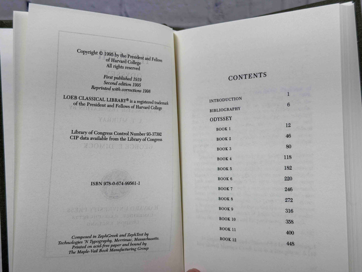 The Odyssey: Books 1-12 (Vol. 1)