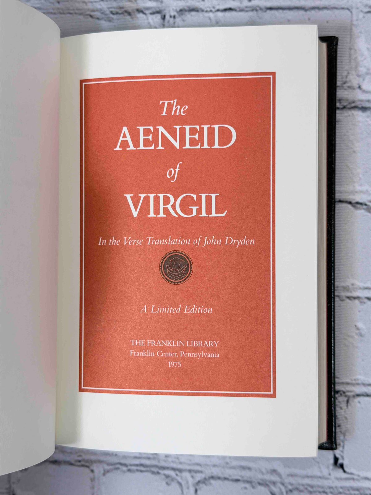 The Aenid of Virgil