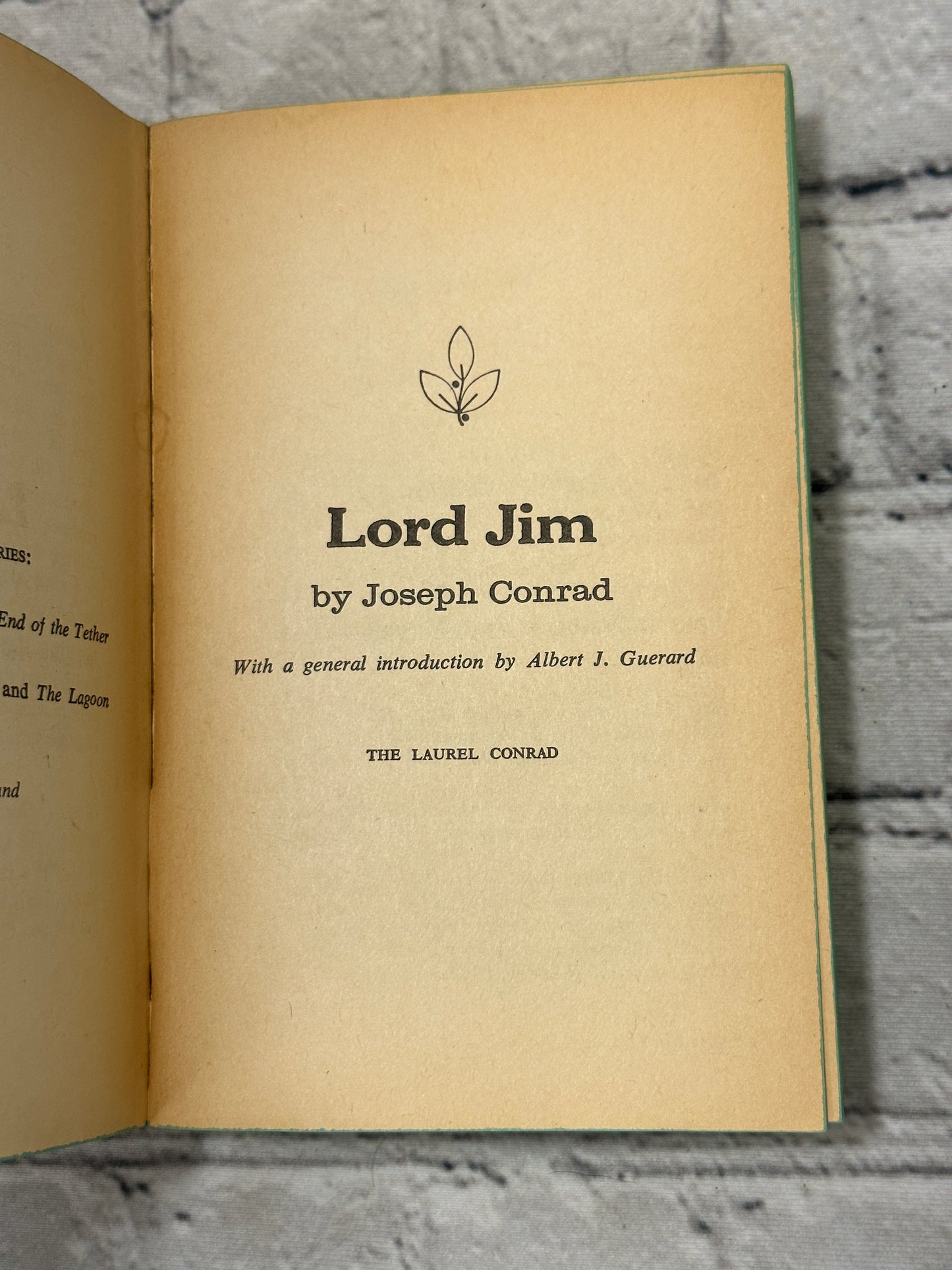 Lord Jim by Joseph Conrad [1965 · Fifth Printing]