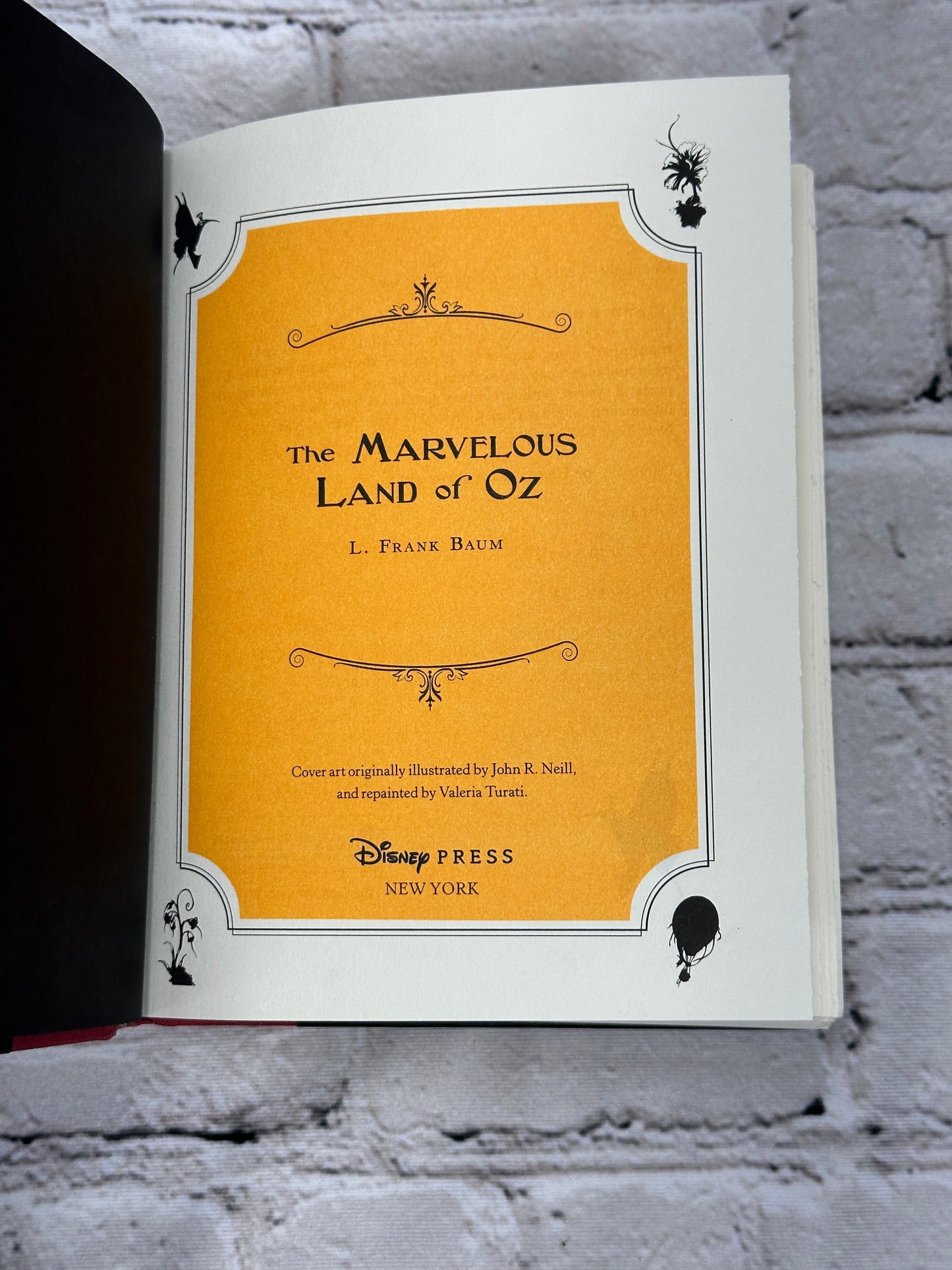 The Marvelous Land of Oz By L. Frank Baum [Disney Press · 1st Ed. · 2013]