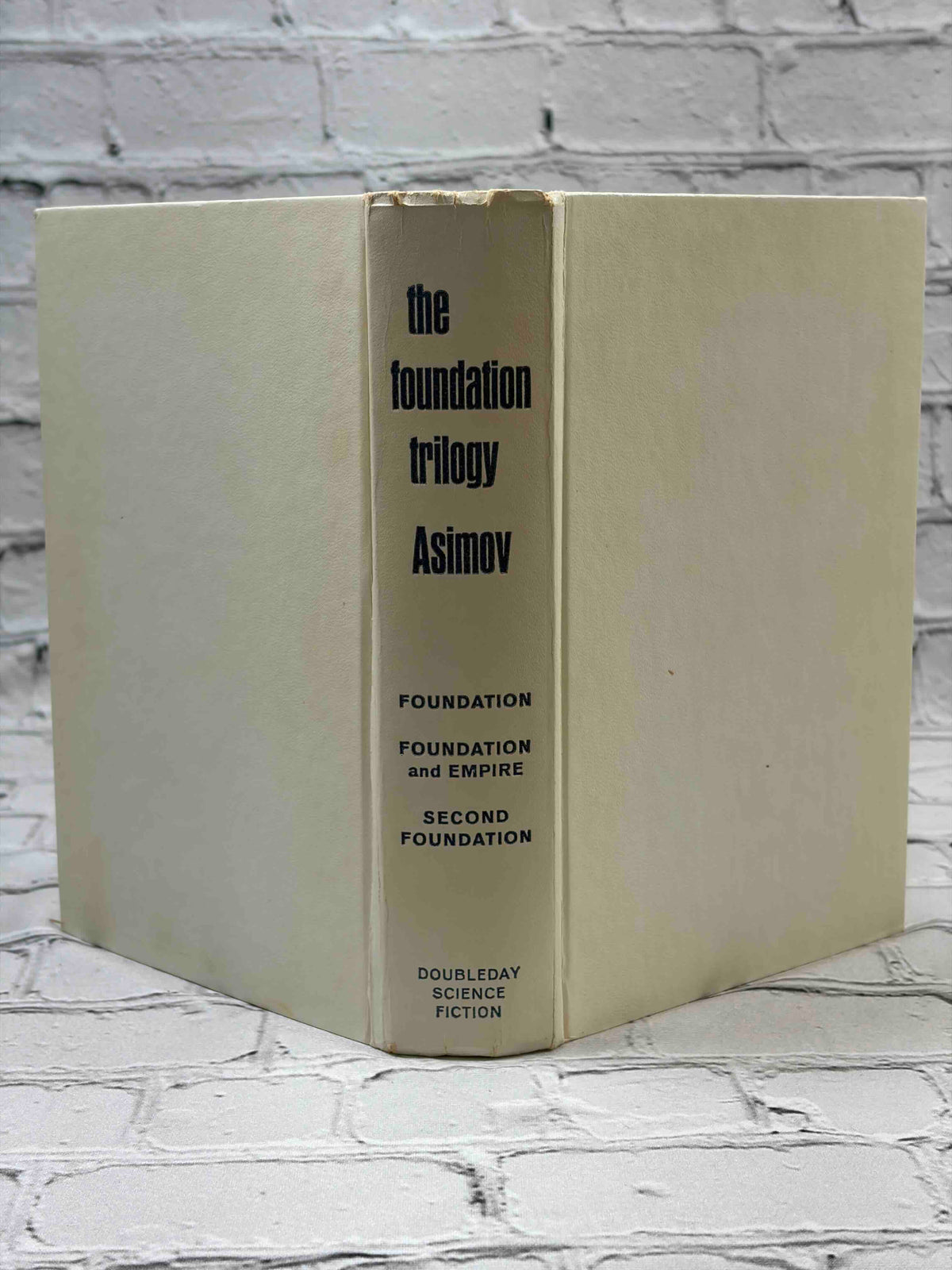 The Foundation Trilogy by Isaac Asimov, Doubleday book club hardcover - cloth spine without jacket