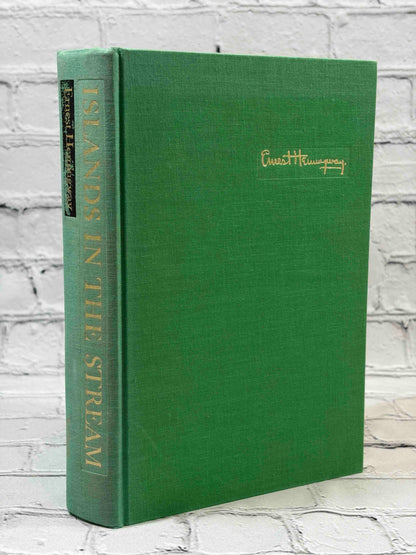 Islands in the Stream by Ernest Hemingway, 1970 Scribner hardcover - spine and front cover