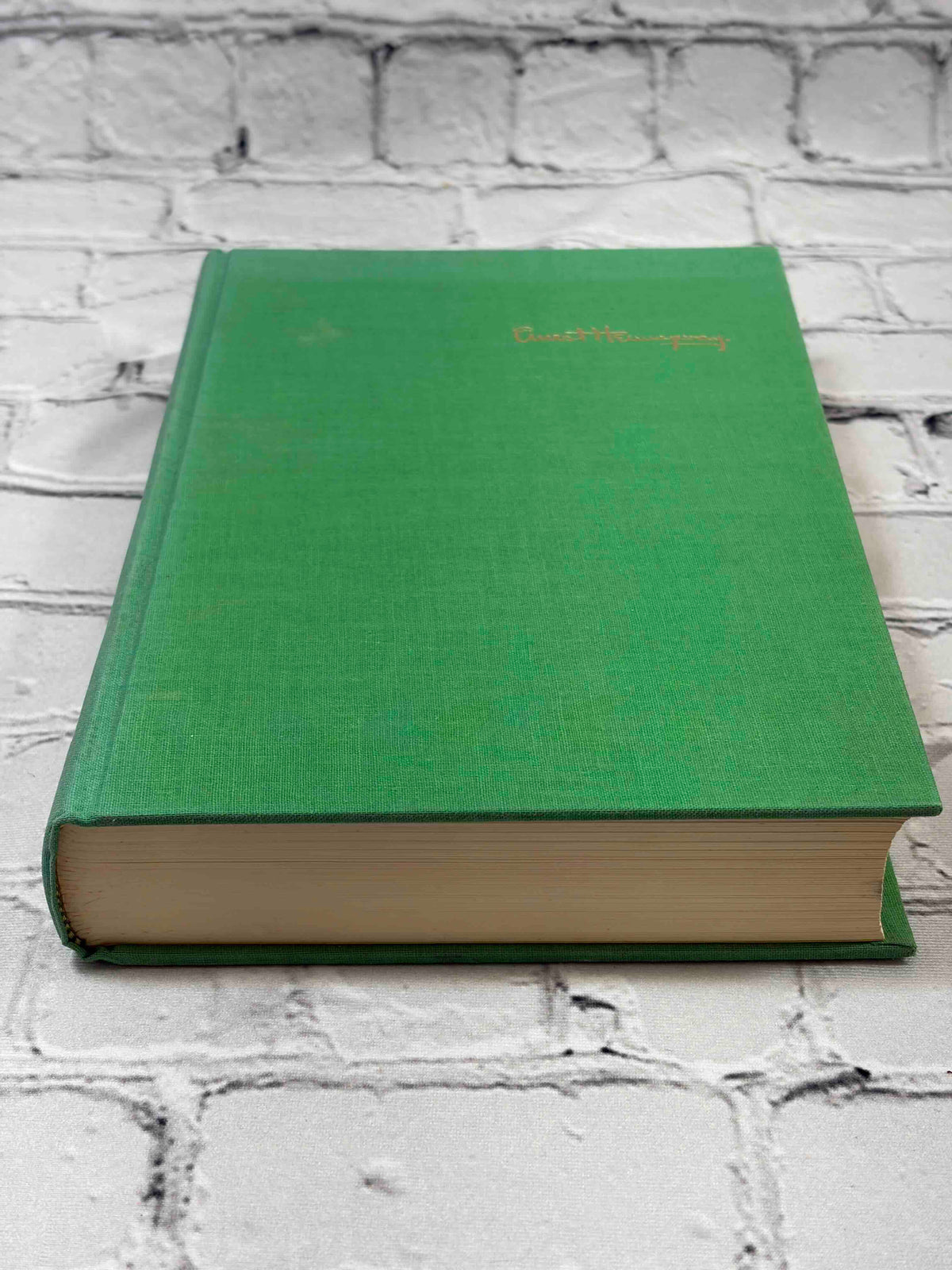 Islands in the Stream by Ernest Hemingway, 1970 Scribner hardcover - top view of front cover