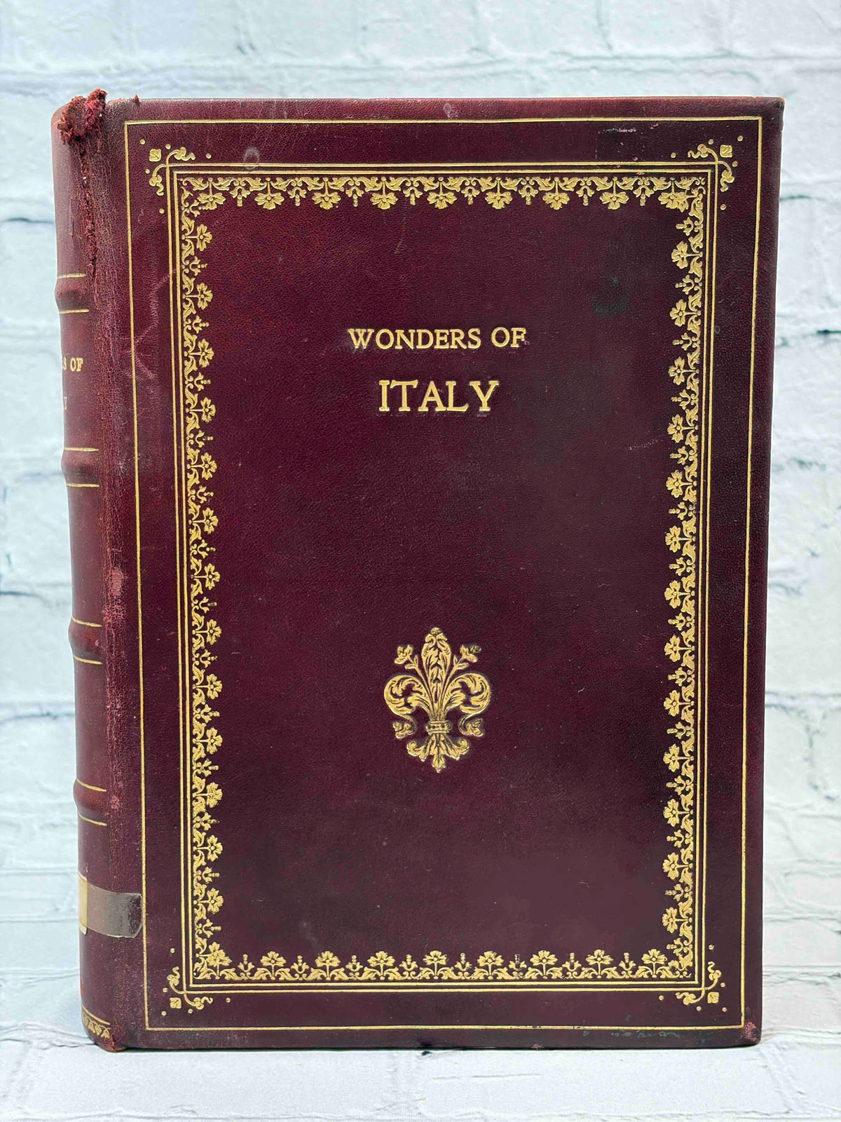 Wonders of Italy by Joseph Fattorusso, 1952 Medici Art Series - front cover