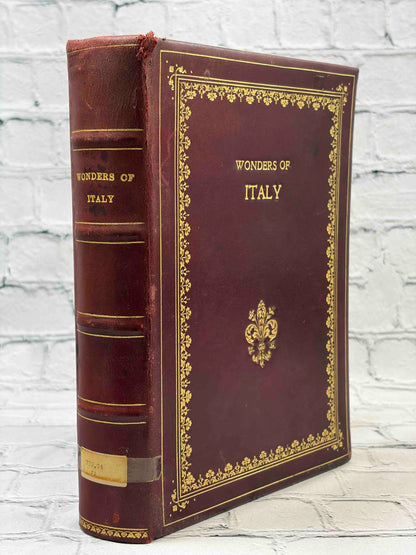 Wonders of Italy by Joseph Fattorusso, 1952 Medici Art Series - spine and front cover