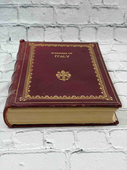 Wonders of Italy by Joseph Fattorusso, 1952 Medici Art Series - top view of front cover