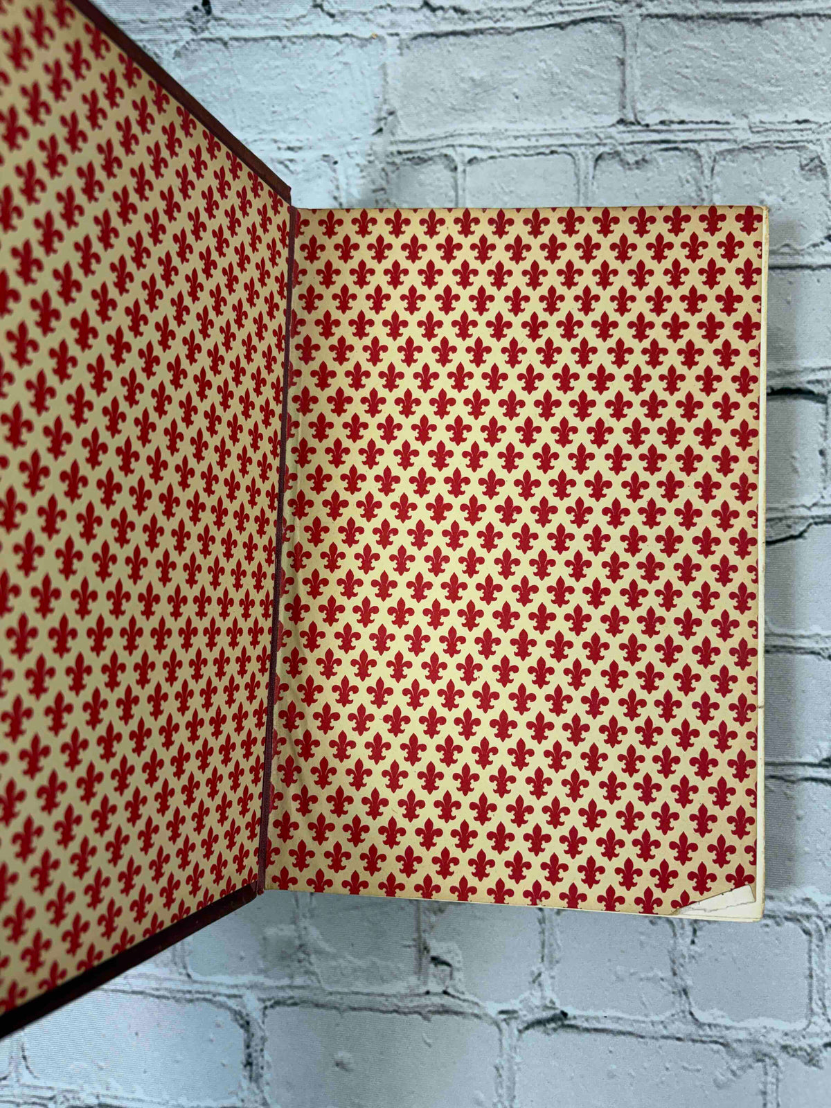 Wonders of Italy by Joseph Fattorusso, 1952 Medici Art Series - fleur-de-lis endpapers