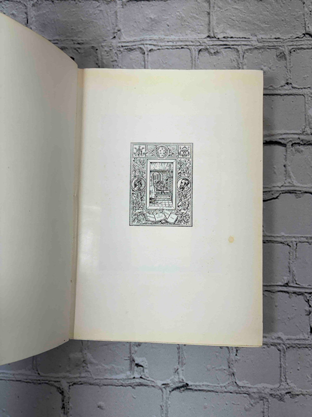 Wonders of Italy by Joseph Fattorusso, 1952 Medici Art Series - frontispiece emblem