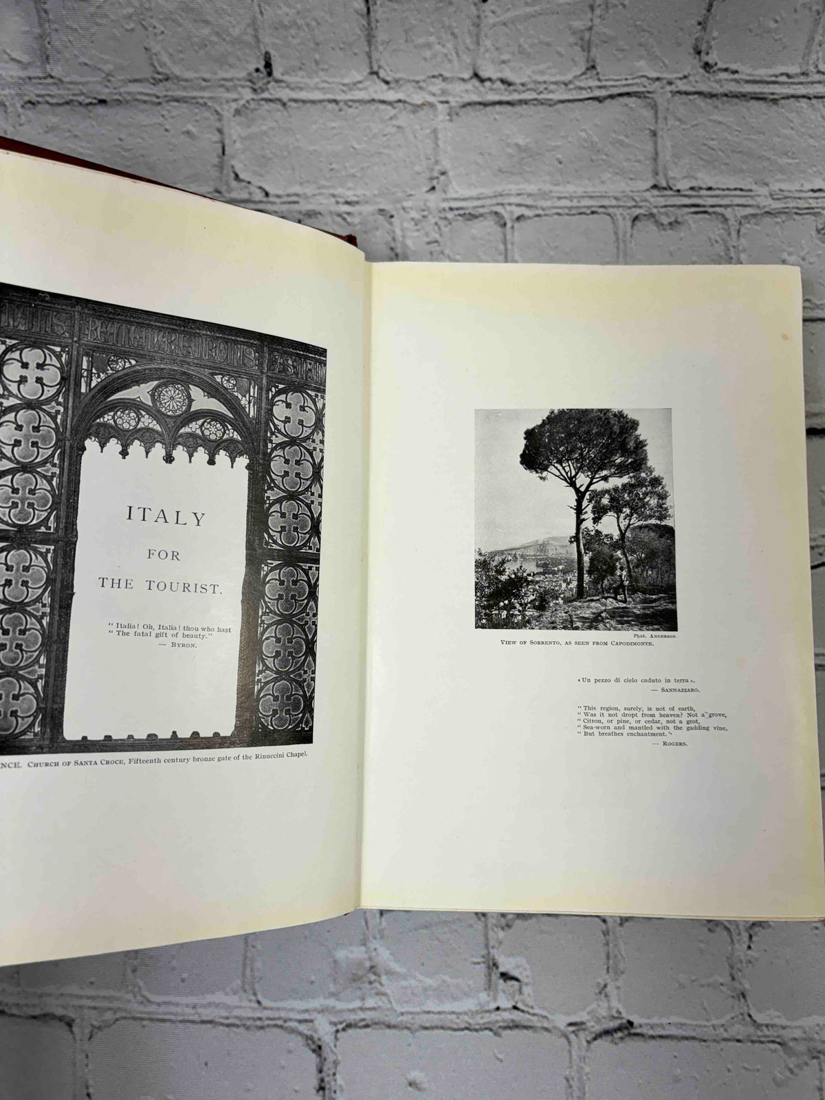 Wonders of Italy by Joseph Fattorusso, 1952 Medici Art Series - half-title with illustrations