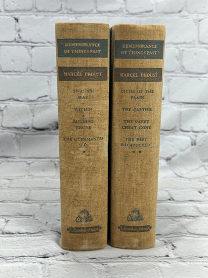 Remembrance of Things Past by Marcel Proust [2 Volume Set · Random House · 1932]