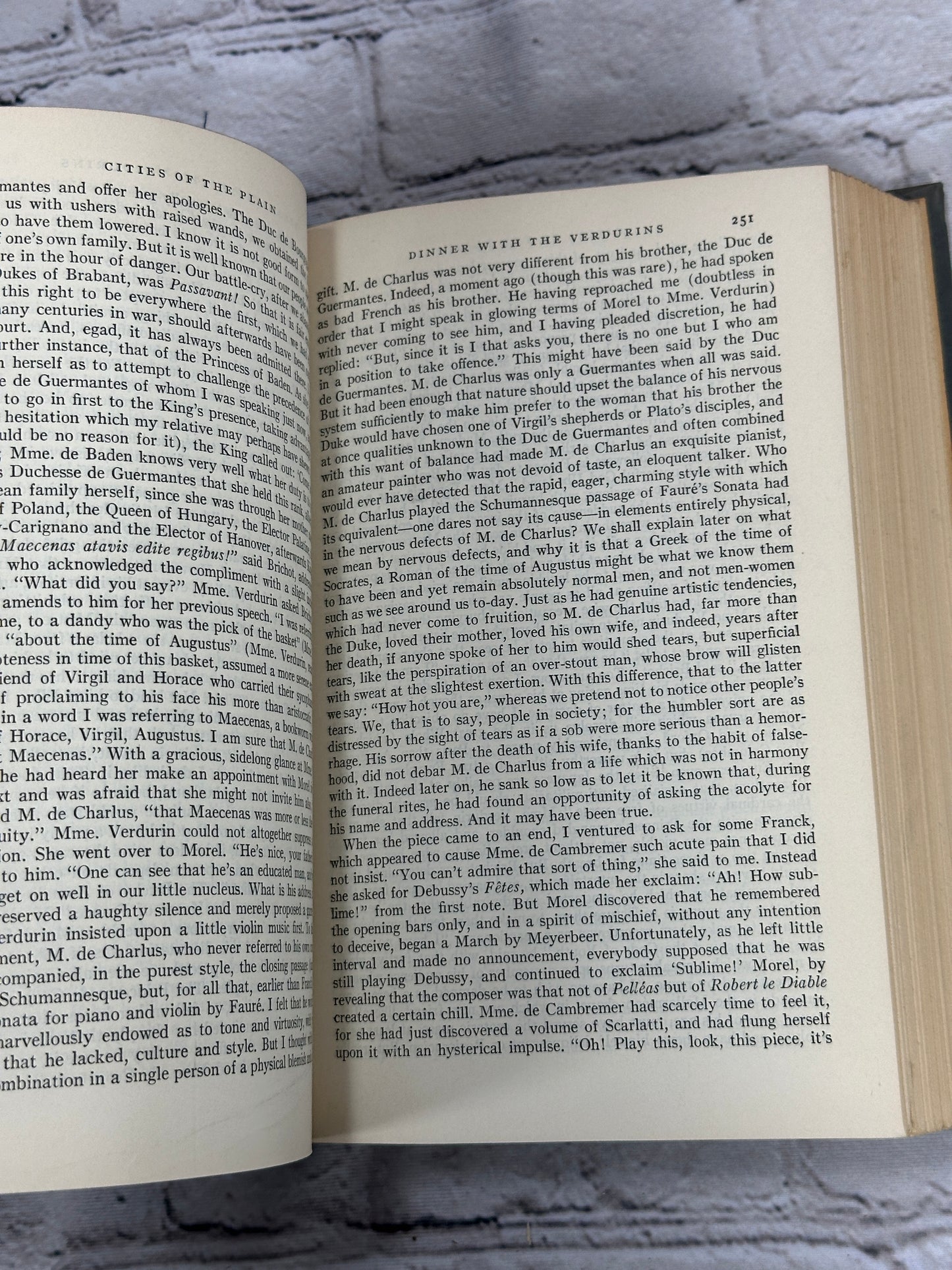 Remembrance of Things Past by Marcel Proust [2 Volume Set · Random House · 1932]