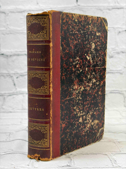 Lettres de Mme de Sevigne, 1851 Firmin Didot - spine and front cover
