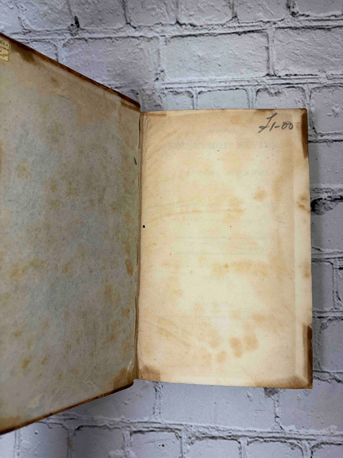 The Edinburgh Review Vol. 85, 1847 - front pastedown
