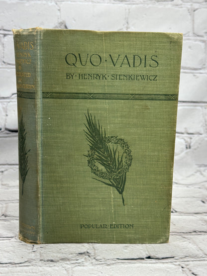 Quo Vadis By Henryk Sienkiewicz [Popular Edition · 1897]