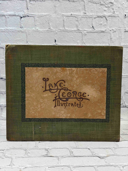 Lake George: A Book of Pictures by S. R. Stoddard, 1888 Nims & Knight - front cover with label