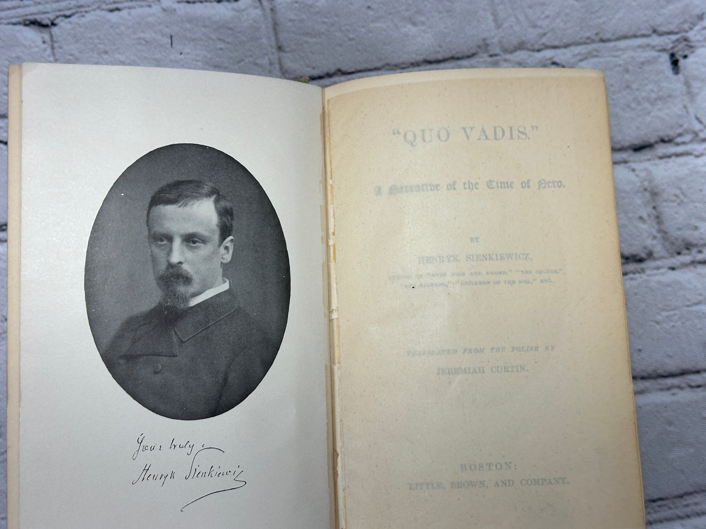 Quo Vadis By Henryk Sienkiewicz [Popular Edition · 1897]