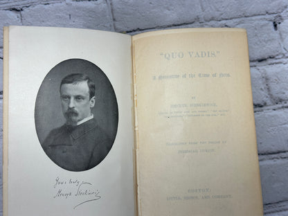 Quo Vadis By Henryk Sienkiewicz [Popular Edition · 1897]
