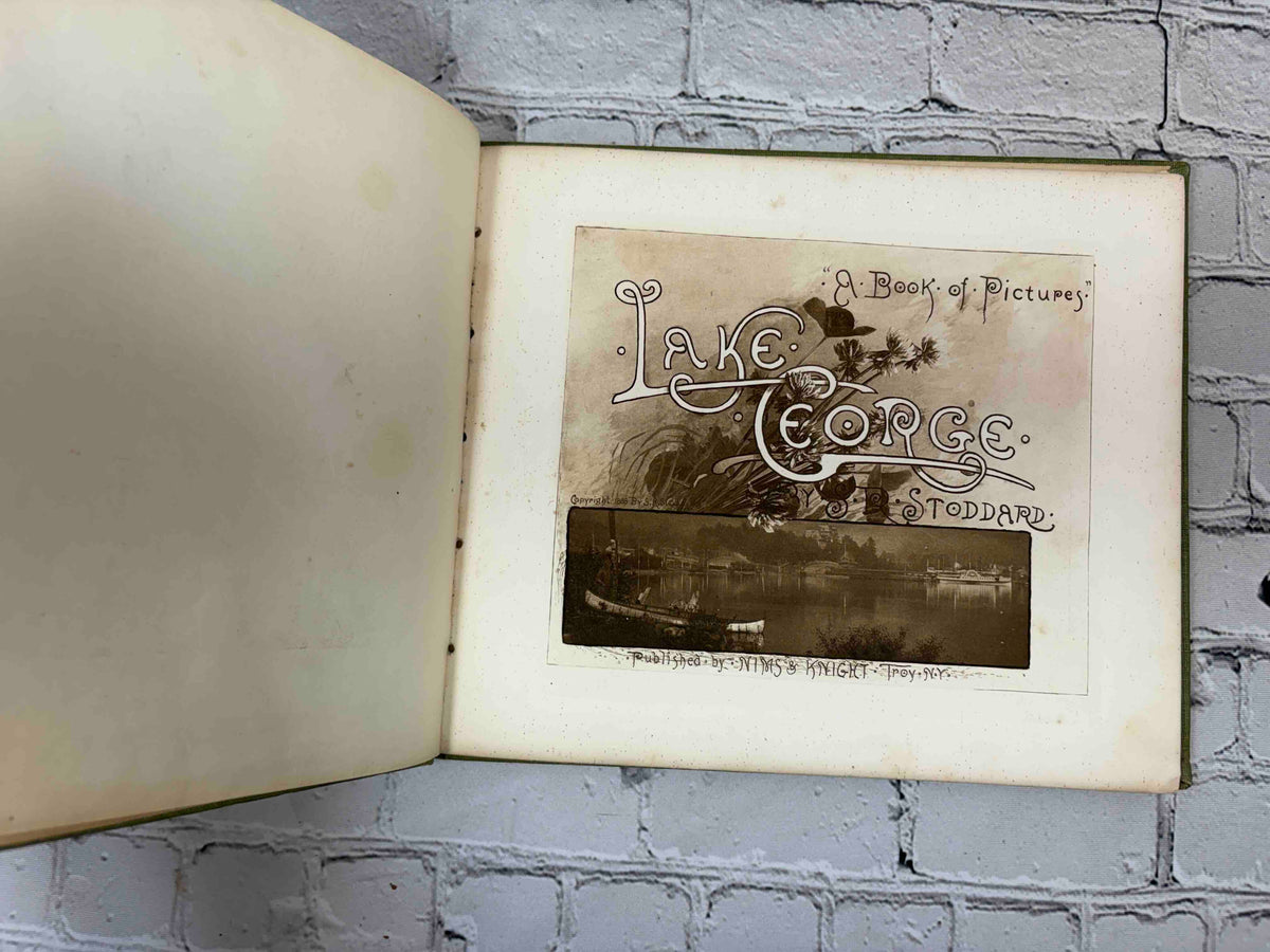 Lake George: A Book of Pictures by S. R. Stoddard, 1888 Nims & Knight - pictorial title page