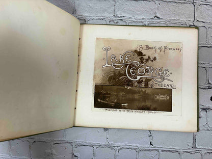 Lake George: A Book of Pictures by S. R. Stoddard, 1888 Nims & Knight - pictorial title page