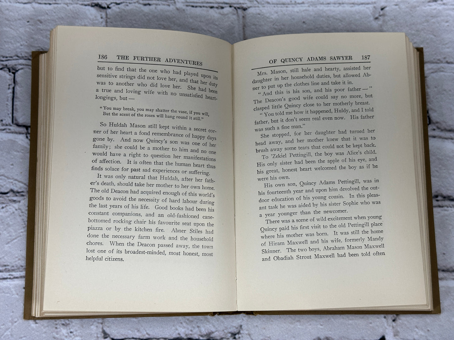 The Further Adventures of Quincy Adams Sawyer & Mason’s Corner Folks [1909]