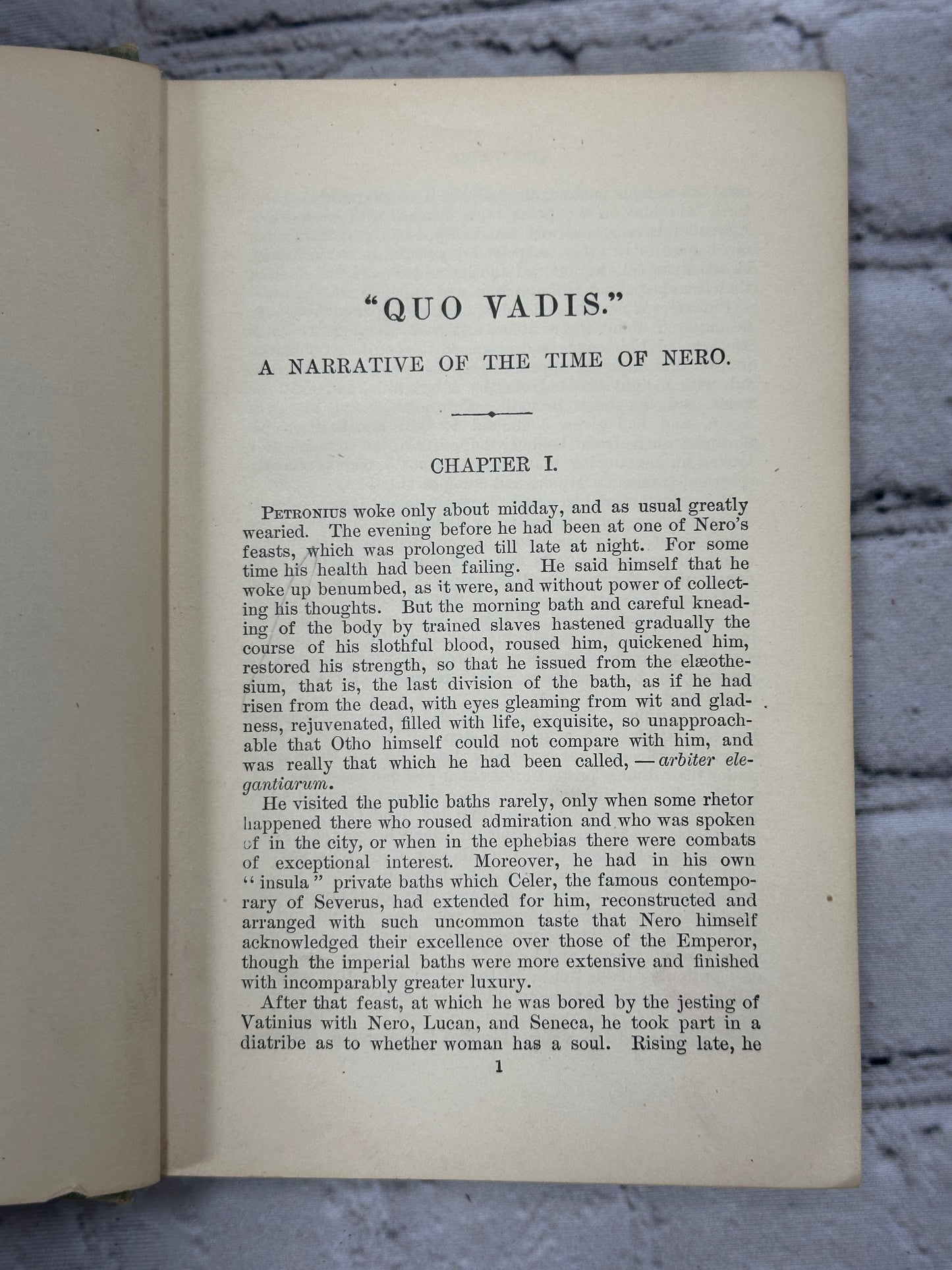 Quo Vadis By Henryk Sienkiewicz [Popular Edition · 1897]