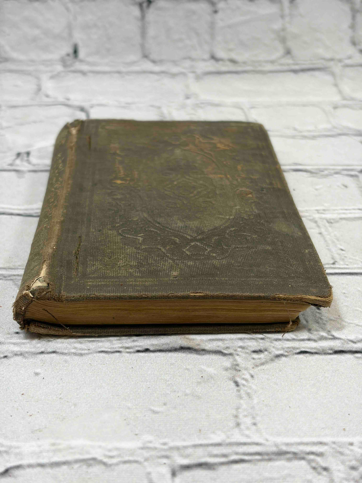 Happy Days, 1858 Crosby Nichols - top view of front cover