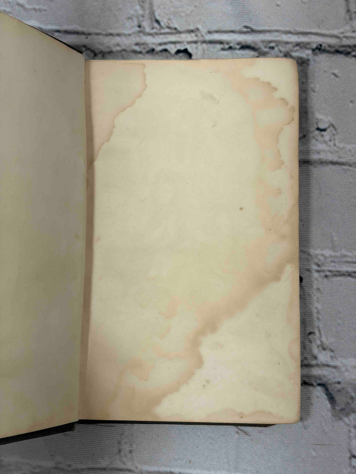 Happy Days, 1858 Crosby Nichols - front free endpaper