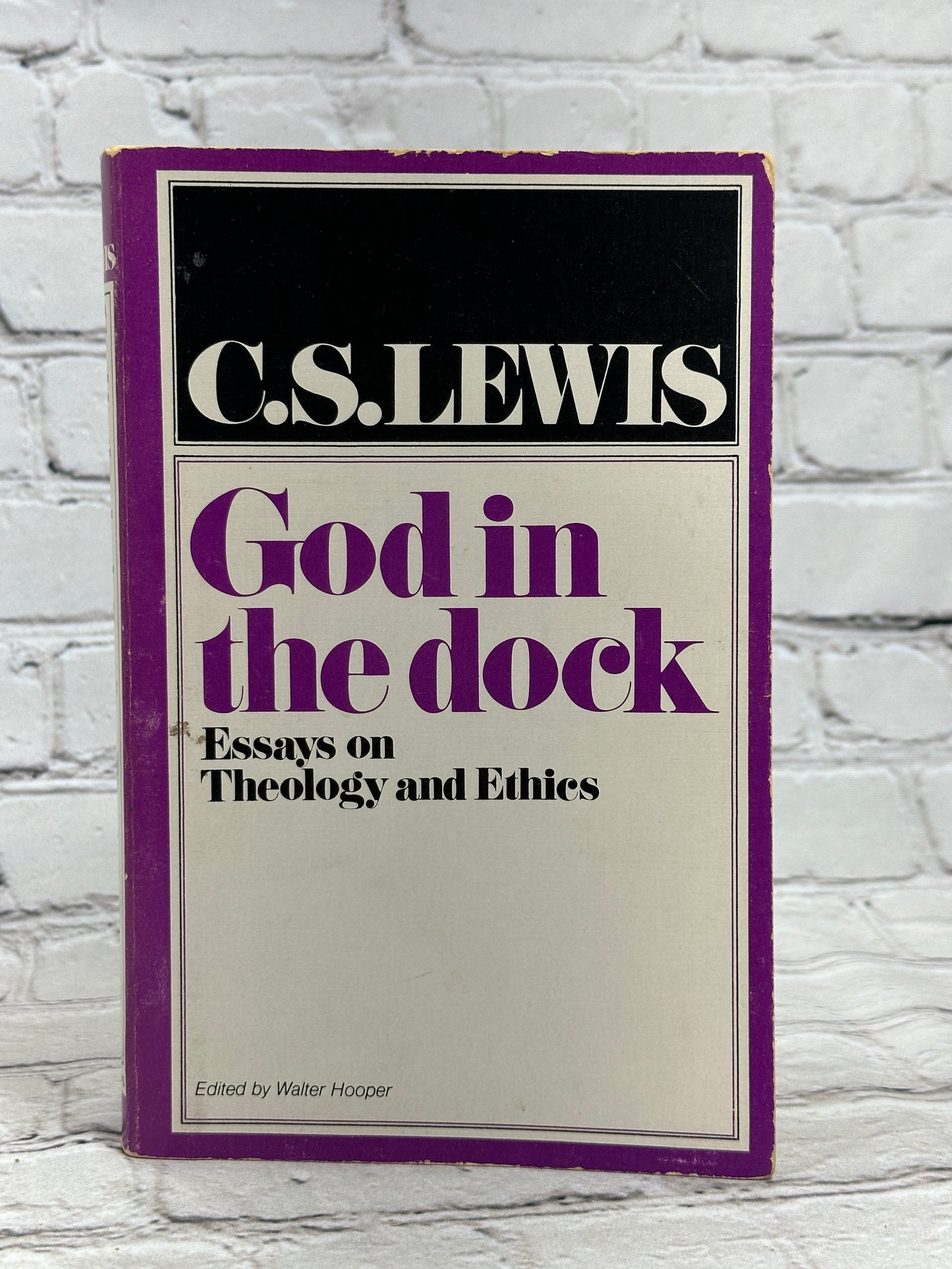 God in the Dock Essays on Theology & Ethics by C.S. Lewis [1977 · 5th Print]