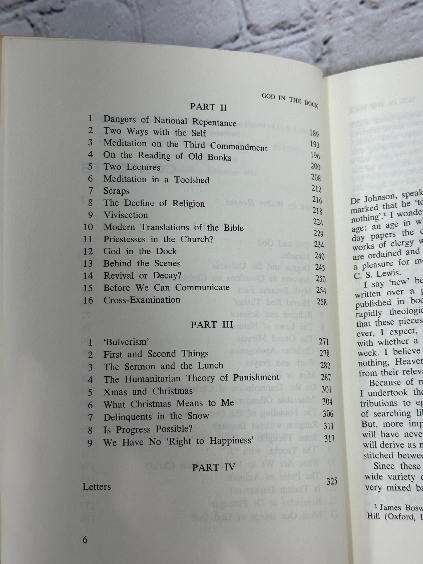 God in the Dock Essays on Theology & Ethics by C.S. Lewis [1977 · 5th Print]