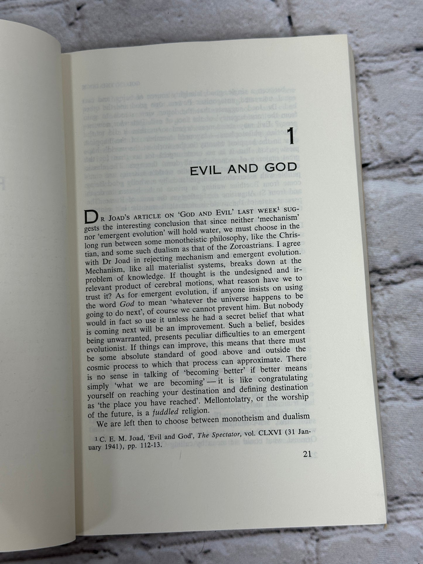 God in the Dock Essays on Theology & Ethics by C.S. Lewis [1977 · 5th Print]