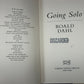 Going Solo by Roald Dahl [1st American Edition · 1986]