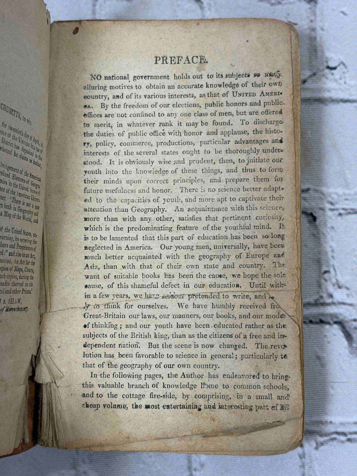 Geography Made Easy by Jedidiah Morse, 1813 Boston - interior pages
