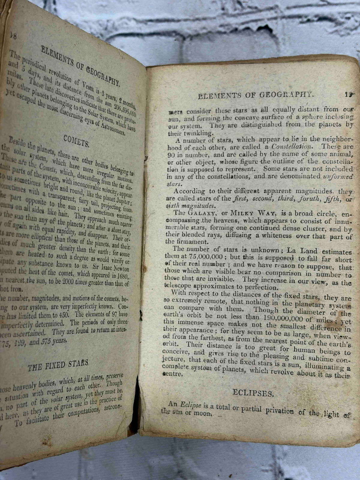 Geography Made Easy by Jedidiah Morse, 1813 Boston - interior pages