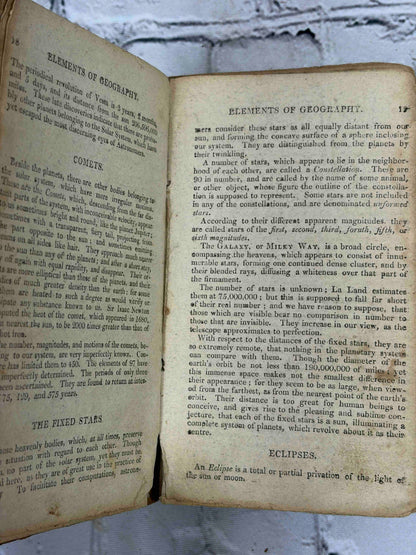 Geography Made Easy by Jedidiah Morse, 1813 Boston - interior pages