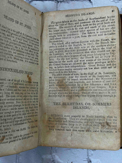 Geography Made Easy by Jedidiah Morse, 1813 Boston - interior pages