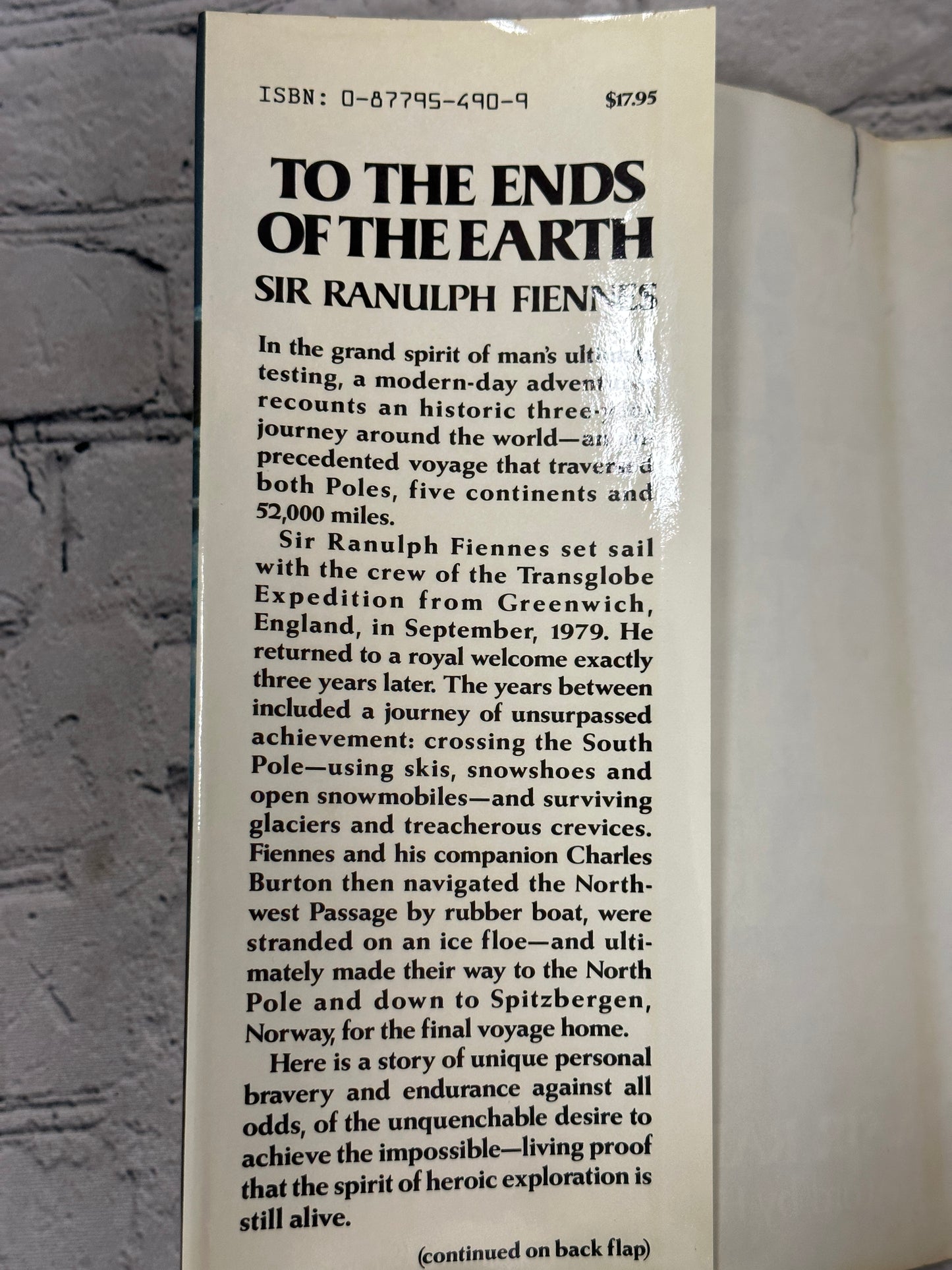 To the Ends of the Earth by Sir Ranulph Fiennes [1983 · 1st Printing]