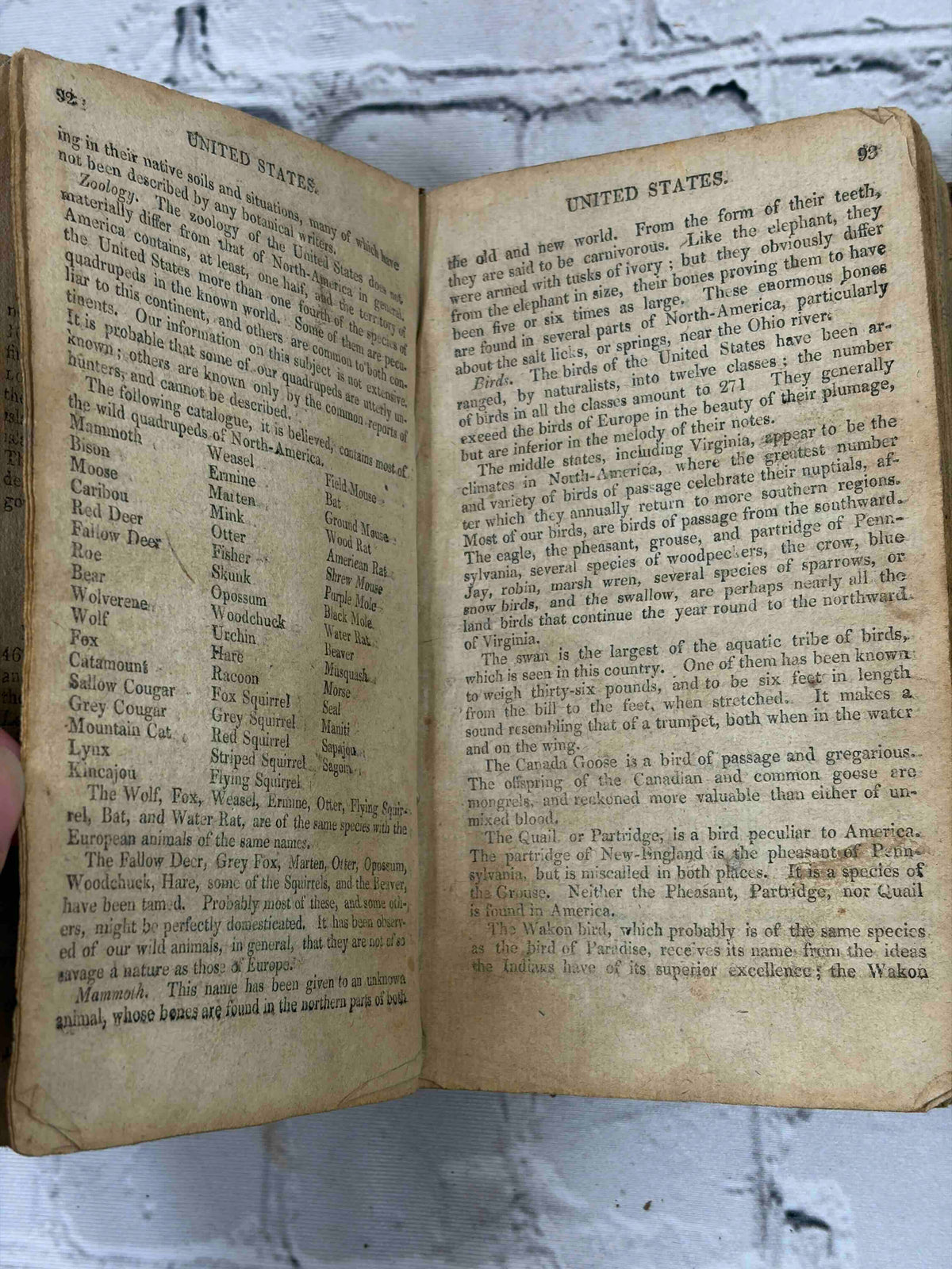 Geography Made Easy by Jedidiah Morse, 1813 Boston - interior pages
