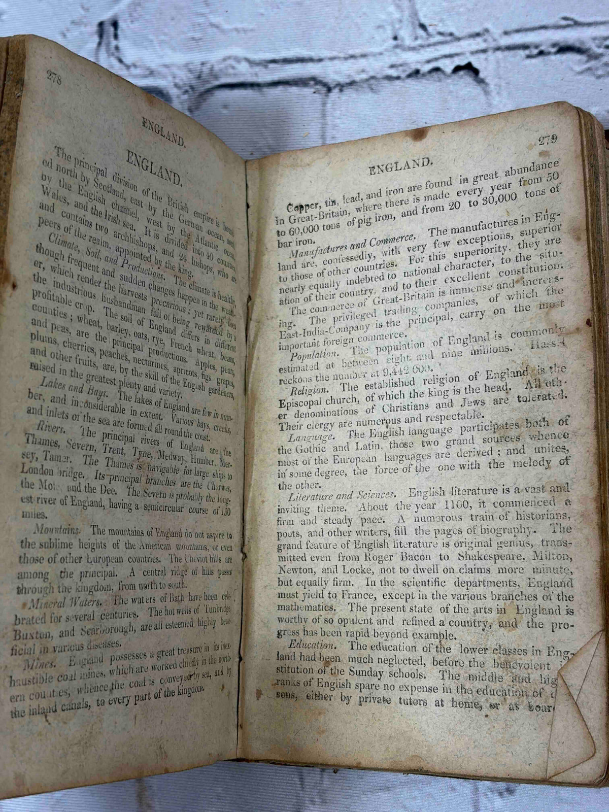 Geography Made Easy by Jedidiah Morse, 1813 Boston - interior pages