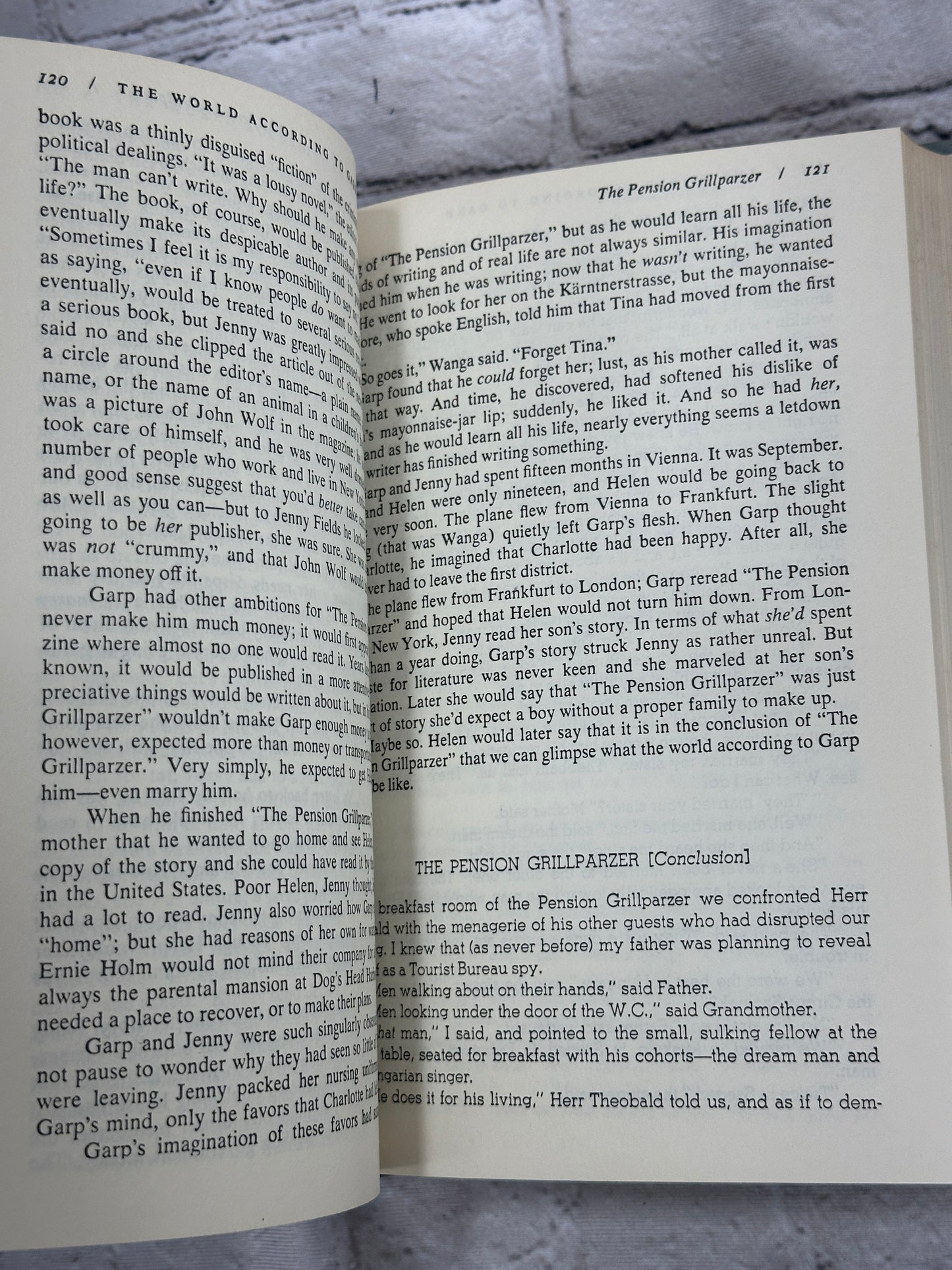 The World According To Garp By John Irving [Reprint by Book Thrift · 1978]