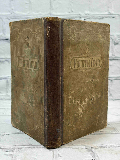 The Fourth Year Sunday-School Text-Book by Charles E. Knox, 1869 - spine and front cover