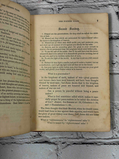 The Fourth Year Sunday-School Text-Book by Charles E. Knox, 1869 - interior pages