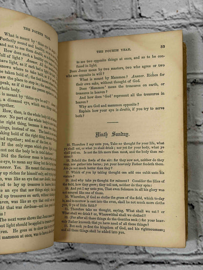 The Fourth Year Sunday-School Text-Book by Charles E. Knox, 1869 - interior pages