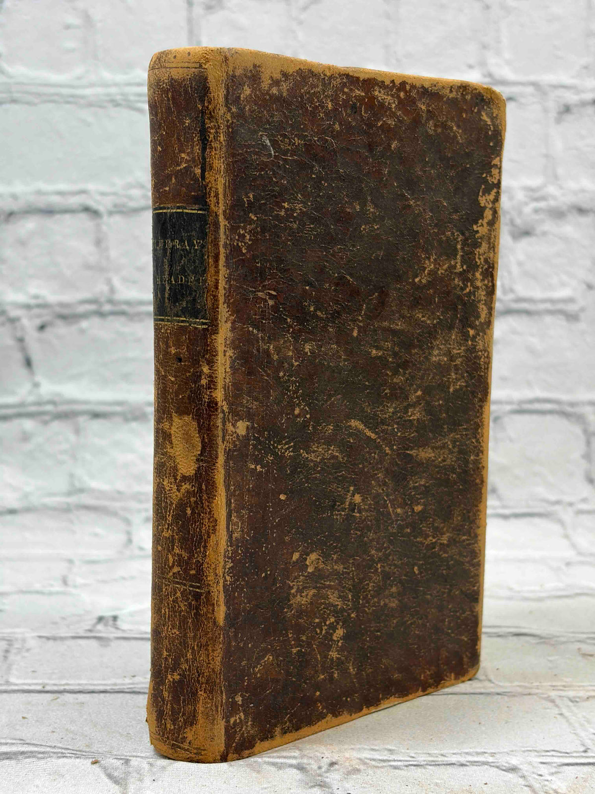 The English Reader by Lindley Murray, 1822 Exeter - spine