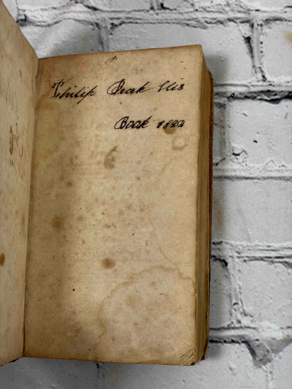 The English Reader by Lindley Murray, 1822 Exeter - owner inscription dated 1822