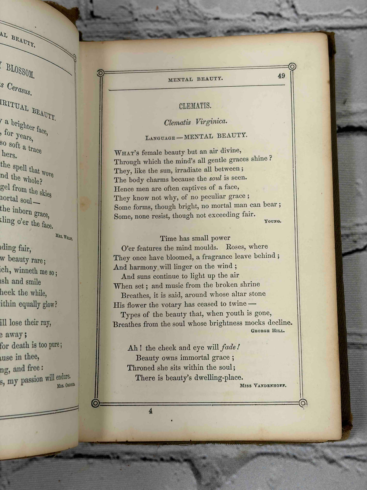 The Rural Wreath by Laura Greenwood, 1858 - interior pages