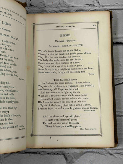 The Rural Wreath by Laura Greenwood, 1858 - interior pages